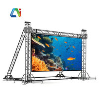 Écran LED de scène sans joint de raccordement P2.6 P3.91 P4.81 Pas de pixel 500x500 Cabinet personnalisé Panneau LED portable intérieur/extérieur pour événements