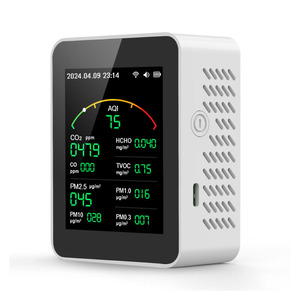 Asker Air Quality Monitor ZN-MT29L 15-In-1 CO2 PM2.5 Formaldehyde Detector OLED Display Indoor Use - Product Image 1