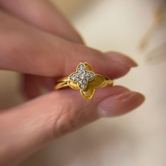 necklace four leaf clover original alhambra