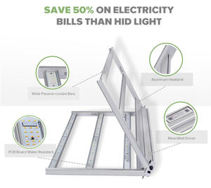 Barras de luz led para cultivo hidropónico de plantas de interior, barra de luz de espectro completo lm301h/b de diodo Samsung de <span class=keywords><strong>2021</strong></span> W, 4x4 carpas, 640 - Product Image 3