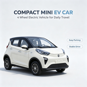 Veicolo Elettrico Familiare Comodo e Compatto con Ampio Vano Portaoggetti, 4 Porte, Bianco, <span class=keywords><strong>EV</strong></span> a Bassa Velocità per Spostamenti Quotidiani - Product Image 1