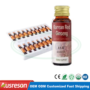 Ausreson OEM Suplemento Coreano <span class=keywords><strong>Ginseng</strong></span> Extrato Líquido Energia Bebida Fibra Dietética Rica Geléia Real Líquido Oral - Product Image 2