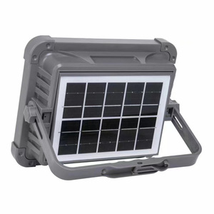 كشاف <span class=keywords><strong>LED</strong></span> محمول يعمل بالطاقة الشمسية IP65 قابل لإعادة الشحن عبر USB مصباح للتخييم وإضاءة طوارئ للاستخدام في المستودعات - Product Image 4