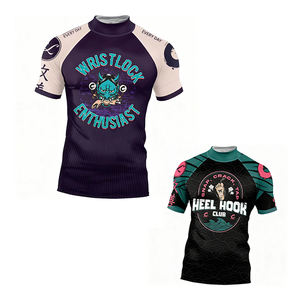Vêtements de Jiu-Jitsu brésilien Cody Lundin, combinaisons de sport pour hommes, Rash Guard sans Gi, leggings à imprimé numérique, shorts de MMA, anti-UV UPF50 - Product Image 4