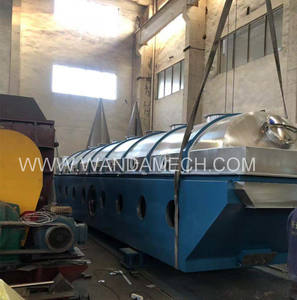 Endüstriyel paslanmaz çelik SS304 gıda sanayi sodyum glukonat titreşim sıvı yatak kurutma makinesi - Product Image 6