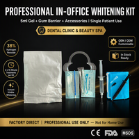 Kit Completo de Blanqueamiento Dental con Gel de Peróxido de Hidrógeno al 38%, Protector Bucal y Bálsamo Labial para Salón de Belleza y Spa, Venta al Por Mayor