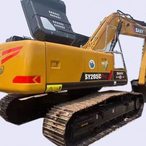 รถขุดตีนตะขาบ SANY มือสอง ได้รับการรับรองมาตรฐาน CE พร้อมบุ้งกี๋ รุ่น SY205C เครื่องจักรขุดดินจากประเทศจีน - Product Image 1