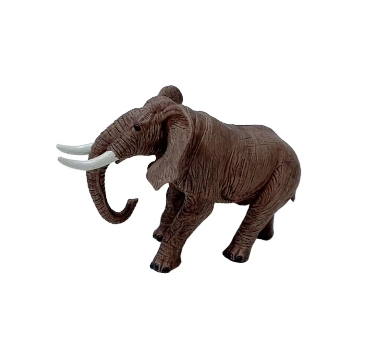 PVC Zoo Mainan Liar Model Belajar Anak-anak Simulasi Realistis Pvc Safari Figurine Action Figure Mini Gajah Hewan