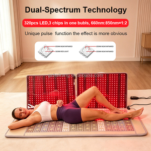 Tapis chauffant infrarouge bio-cristal Fitkang OEM personnalisé en gros, 660nm+850nm Photon FIR, coussin chauffant intégral en pierre avec alimentation sécurisée 24V - Product Image 5