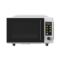 Oven Microwave Elektrik 700W 20L dengan Casing Kaca, Kontrol Timer Digital, Pemanasan Cepat, Hemat Energi, Laris Terjual