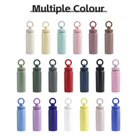 Bouteille d'eau isotherme sport en acier inoxydable à double paroi de 18 oz avec logo personnalisé et couvercle coloré