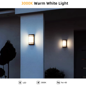 Lámpara <span class=keywords><strong>de</strong></span> Pared Exterior Moderna y Minimalista, Cuerpo <span class=keywords><strong>de</strong></span> Aleación <span class=keywords><strong>de</strong></span> Aluminio Fundido, Lente <span class=keywords><strong>de</strong></span> PC Blanca Difusa, Luz Ultrabrillante para Patio, Balcón <span class=keywords><strong>de</strong></span> Villa - Product Image 5