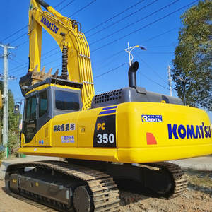 מחפרון זחלי הידראולי משומש מדגם קומטסו PC350, 35 טון, למכירה חמה, מחפר יפני לבנייה - Product Image 1