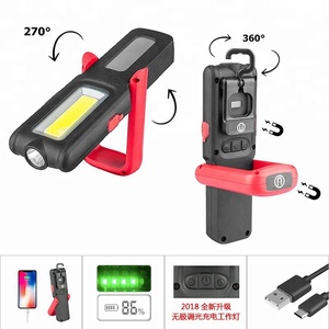 Lampe d'inspection pour réparation automobile ESEN109 Lampe de travail rechargeable avec base magnétique Lampe torche LED ultra brillante - Product Image 5
