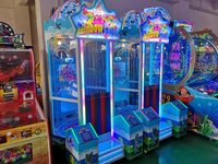 Machine d'arcade à monnayeur pour enfants, jeu de capture de balles, Château Arc-en-ciel, pour centres de divertissement (FEC)