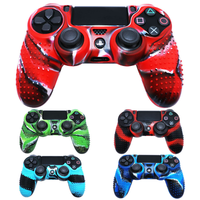 Coque de manette PS4 camouflage, coque en silicone pour manette PS4, coque en silicone pour PS4
