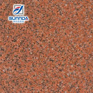 Rote Granit Porzellan fliesen Ganzkörper Marmorboden Dunkle Farbe Glasierte polierte Porzellan glänzende Fliesen
