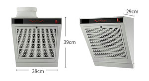 المحمولة المطبخ مروحة العادم غطاء صغير مصغرة كتم الأنابيب قوي موقد واحد بسيط النفط الدخان مروحة تهوية تأجير شقة - Product Image 2