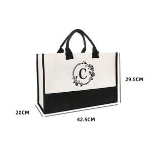 Bolsa de Lona con Diseño Personalizado, Bolsa de Regalo Monogramada, Regalo de Boda para Mujer - Product Image 6