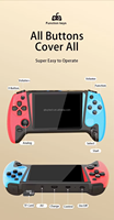 Console de poche portable Hot Qbuy Q21, émulateur d'arcade 500 jeux, écran 3,5 pouces, système d'exploitation Linux, batterie 1200 mAh