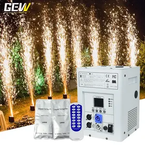 Stage Lighting Equipment White Color DMX Cold Spark Machine For Wedding Disco DJ Stage Show