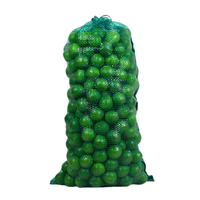Zak met een trekkoord voor hout, aardappelen, uien, rood, oranje, geel of groen.
