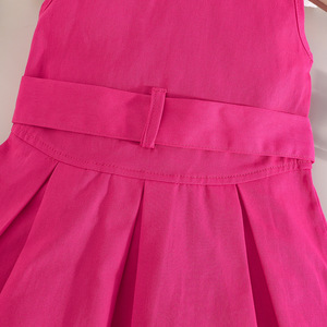 Nuovo Vestito Estivo Senza Maniche in Denim per Ragazze + Cintura, Abito Casual Dolce - Product Image 5