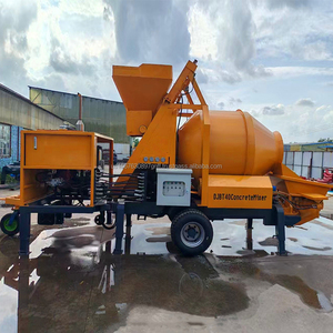 Diesel Engine <b>Concrete</b> Mixer Pump <b>Machine</b> Diesel Type <b>Concrete</b> Pump with Mixer <b>Machine</b> for Sale - Product Image 3