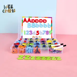 Home school Refrigerator Magnetic Alphabet Letters And Numbers Spelling Game Toy