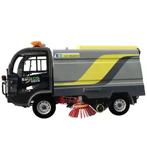 S50 Máquina De Limpeza De Poeira Caminhão De Vassoura De Estrada A Vácuo Máquina De Limpeza De Estradas