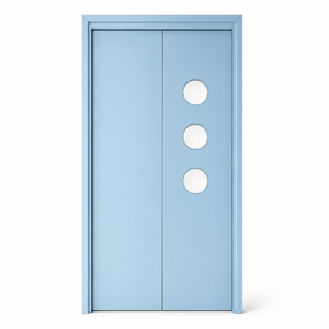 <span class=keywords><strong>Porte</strong></span> pliante plate sans rail en aluminium avec <span class=keywords><strong>hublot</strong></span> circulaire pour intérieur – Fourniture B2B - Product Image 4