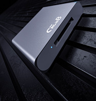 Lecteur de carte de caméra externe CFexpress type-B USB3.1 Type C Gen 2 10Gbps Installation rapide pour carte de Type CF
