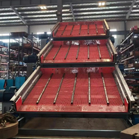 Crible vibrant à double étage avec moteur de 30 kW pour la séparation du minerai et du sable/gravier, production élevée de traitement des agrégats