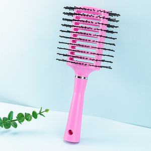 <b>Round</b> Hair <b>Brush</b> Nylon Bristle Vent Design For Styling General Population PC Material - Product Image 2