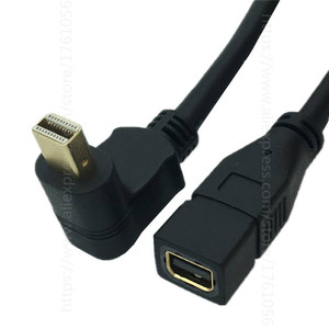 Cáp Thunderbolt 2 Sang Thunderbolt 2 Góc Phải Bộ Chuyển Đổi Mini Displayport 90 Độ Đầu Đực Sang Đầu Cái Bộ Chuyển Đổi 0.3M - Product Image 4