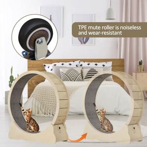 Rueda de Ejercicio para Gatos, Juguete Interactivo para Gatos, Rueda de Correr Grande para Gatos con Pista Alfombrada, Artículos para Mascotas - Product Image 5