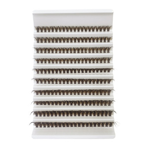 บลิง บลัง พีบีที วีแกน แฟสต์ 40D ขนตาปลอมแบบกลุ่มสีน้ำตาลกาแฟ แพ็คแบบผสม ทำมือ สำหรับต่อขนตาด้วยตัวเอง - Product Image 5