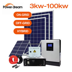 10KWオフグリッドコンプリート10000W太陽光発電システムMPPTコントローラ太陽光発電パネル太陽エネルギーシステム - Product Image 2