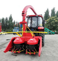 Moissonneuse-batteuse à double rangée pour maïs, ensilage, fourrage, machine à ensilage pour herbe de Napier, tracteur autopropulsé pour ensilage