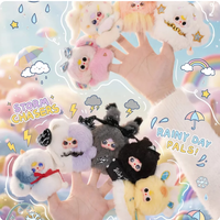 Bébé trois Guide météo en peluche boîte aveugle décoration créative marionnettes à doigt cadeau gros jouets à la mode boîtes à jouets unisexe fait