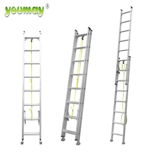 <span class=keywords><strong>Échelle</strong></span> en aluminium <span class=keywords><strong>Échelle</strong></span> d'extension en fibre <span class=keywords><strong>de</strong></span> verre à deux sections <span class=keywords><strong>Échelle</strong></span>s industrielles Outil <span class=keywords><strong>de</strong></span> <span class=keywords><strong>toit</strong></span> 2x8/10/12x14 marches 4m5m6m7meter - Product Image 6