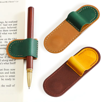 Marque-page magnétique en cuir PU avec boucle pour stylo, marque-page en cuir PU, porte-stylo, clip pour carnet, lecture, bureau