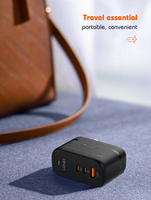 Cargador de Pared LDNIO Q366 GaN 65W 2C1A PD de Carga Rápida con Enchufe Desmontable para EE. UU., UE y Reino Unido, Cargador Universal para Portátiles, Precio de Fábrica