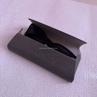 Étui rigide portable pour lunettes, boîte de rangement pour lunettes de soleil avec logo personnalisé