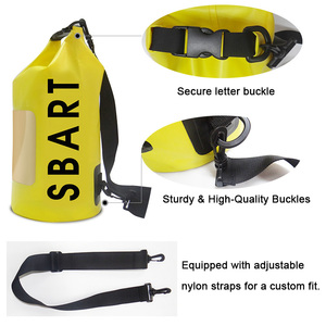 Outdoor Foldable Travel Sport Hiking Ocean Pack Survival Waterproof PVC Sling Storage <b>Bag</b> Floating <b>Dry</b> Sack Swimming Boating - Product Image 2
