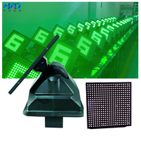 CHAPEAU LED lumière stroboscopique à tête mobile Lumière de scène Bar club fête pixel rétroéclairage RVB couleur plate