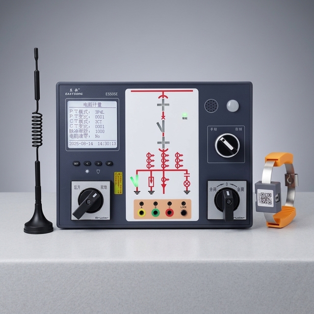 EASTSONG ES505E-3 Intelligent Switchgear Indicator 3-Point Wireless Temperature Measurement (-30~+125 1) Full Power