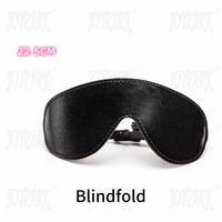 Kit de Bondage en Cuir Artificiel et Peluche JoyPark, Jouets SM pour Adultes, Jeu de Rôle BDSM pour Couples