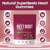 Pasokan Pabrik Permen Kunyah Bit Merah Premium Super Vitamin B12 Suplemen Nitric Oxide Bubuk Bit Alami Vegan Dewasa Remaja