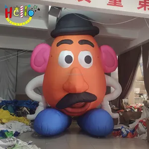 Patata inflable gigante modelo de dibujos animados de nuevo diseño